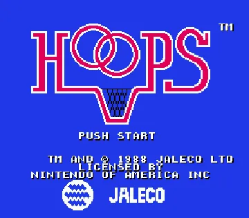 Hoops (Europe) screen shot title